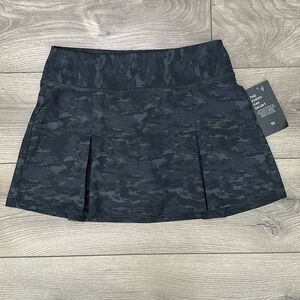 Etonic 14” High Rise Core Pleated Black Camo Tennis Active Skirt Size Small‎